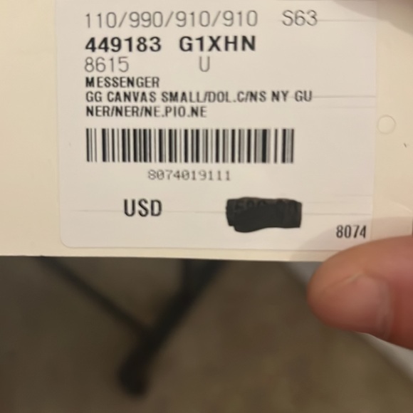 Mens Gucci messenger canvas shoulder bag - Picture 4 of 4